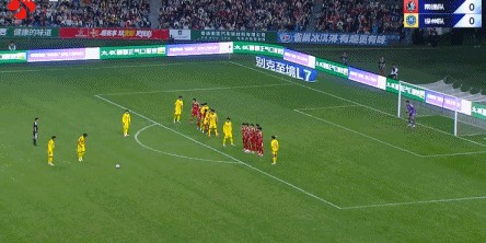 南通队0-0徐州队，李贤成定位球造险